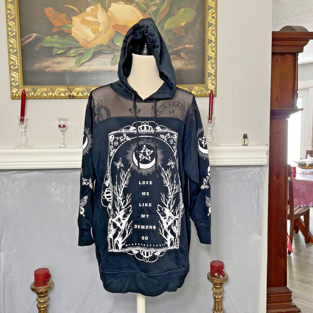 BlackCraft Cult Hoodie “Love Me Like My Demons Do” Large